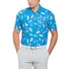 Original Penguin All Over Oversized Cocktail Print Golf Polo