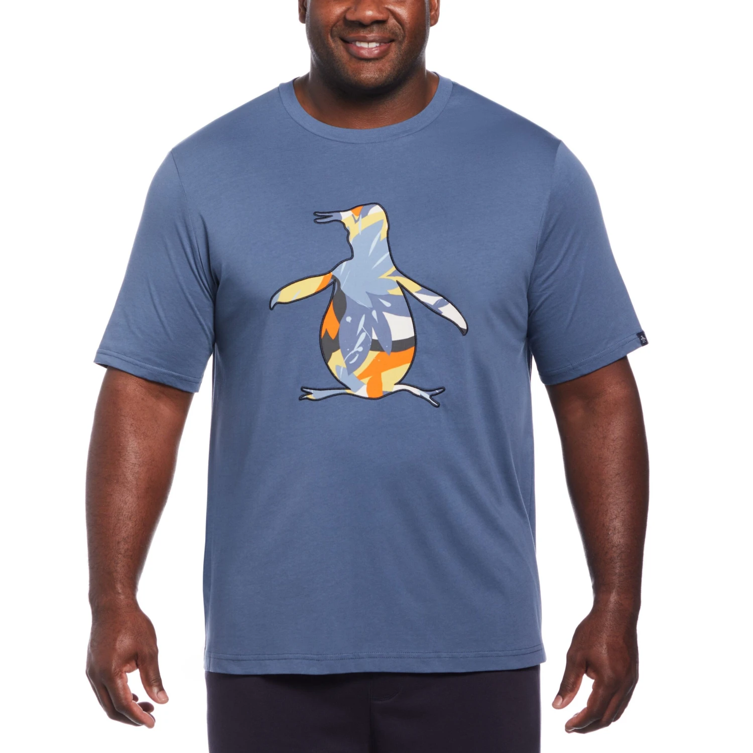 Original Penguin Big & Tall Multicolor Floral Fill Pete Tee 1 Original Penguin Big & Tall Multicolor Floral Fill Pete Tee