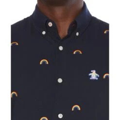 Original Penguin Big & Tall Pride Rainbow Print Shirt -Penguin Original Outlet Store Big Tall Pride Rainbow Print Shirt Original Penguin 3