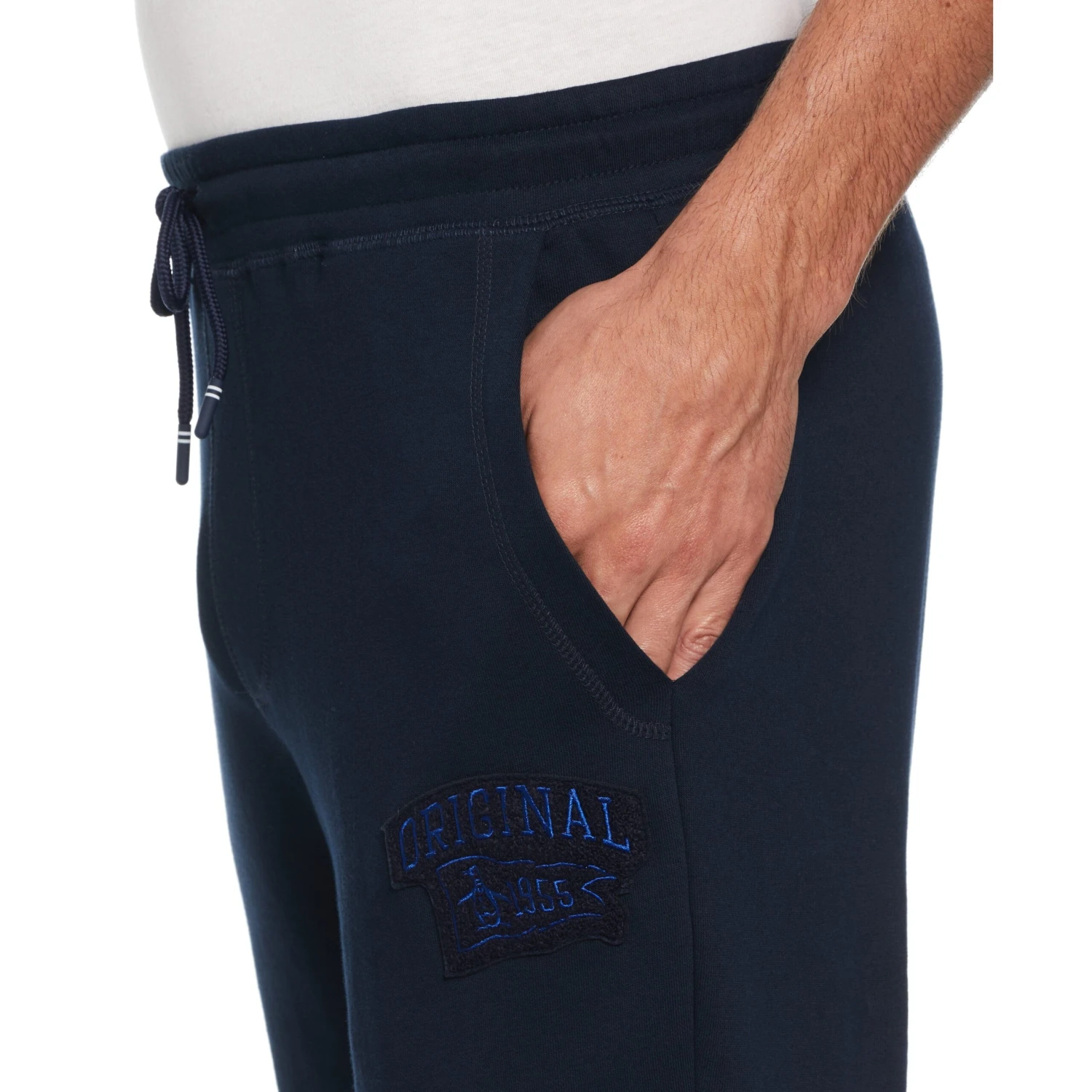 Original Penguin Collegiate Slim Fit Fleece Jogger Pants 3 Original Penguin Collegiate Slim Fit Fleece Jogger Pants - Image 3