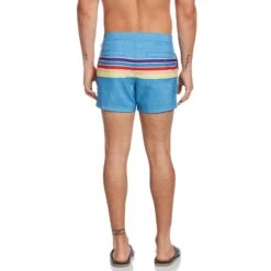Penguin Original Outlet Store -Penguin Original Outlet Store Engineered Stripe Box Swim Short Original Penguin 2