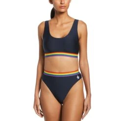 Original Penguin High Waist Pride Solid Bikini Bottom -Penguin Original Outlet Store High Waist Pride Solid Bikini Bottom Original Penguin 3