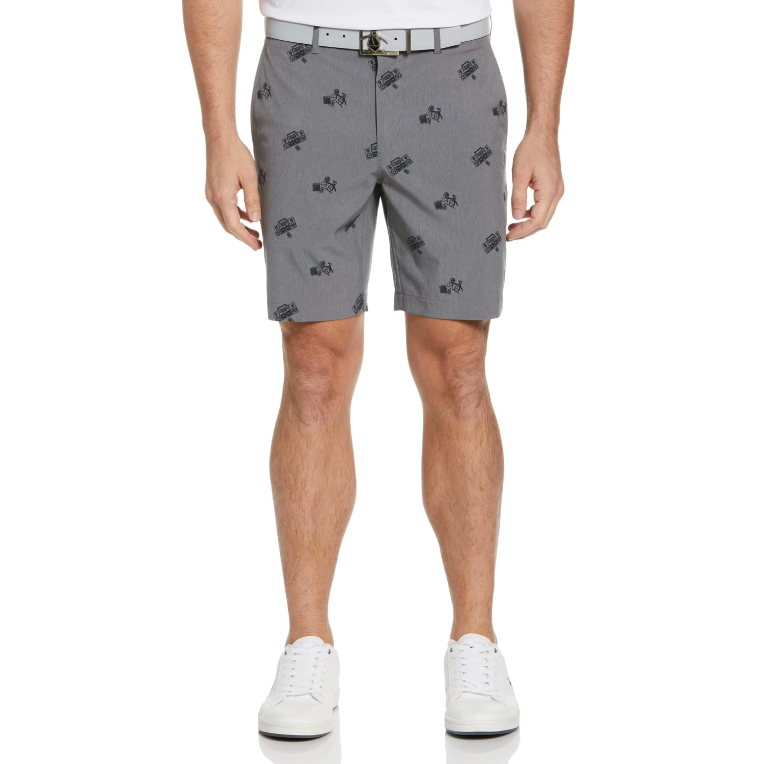 Original Penguin Karaoke Print Golf Shorts 1 Original Penguin Karaoke Print Golf Shorts