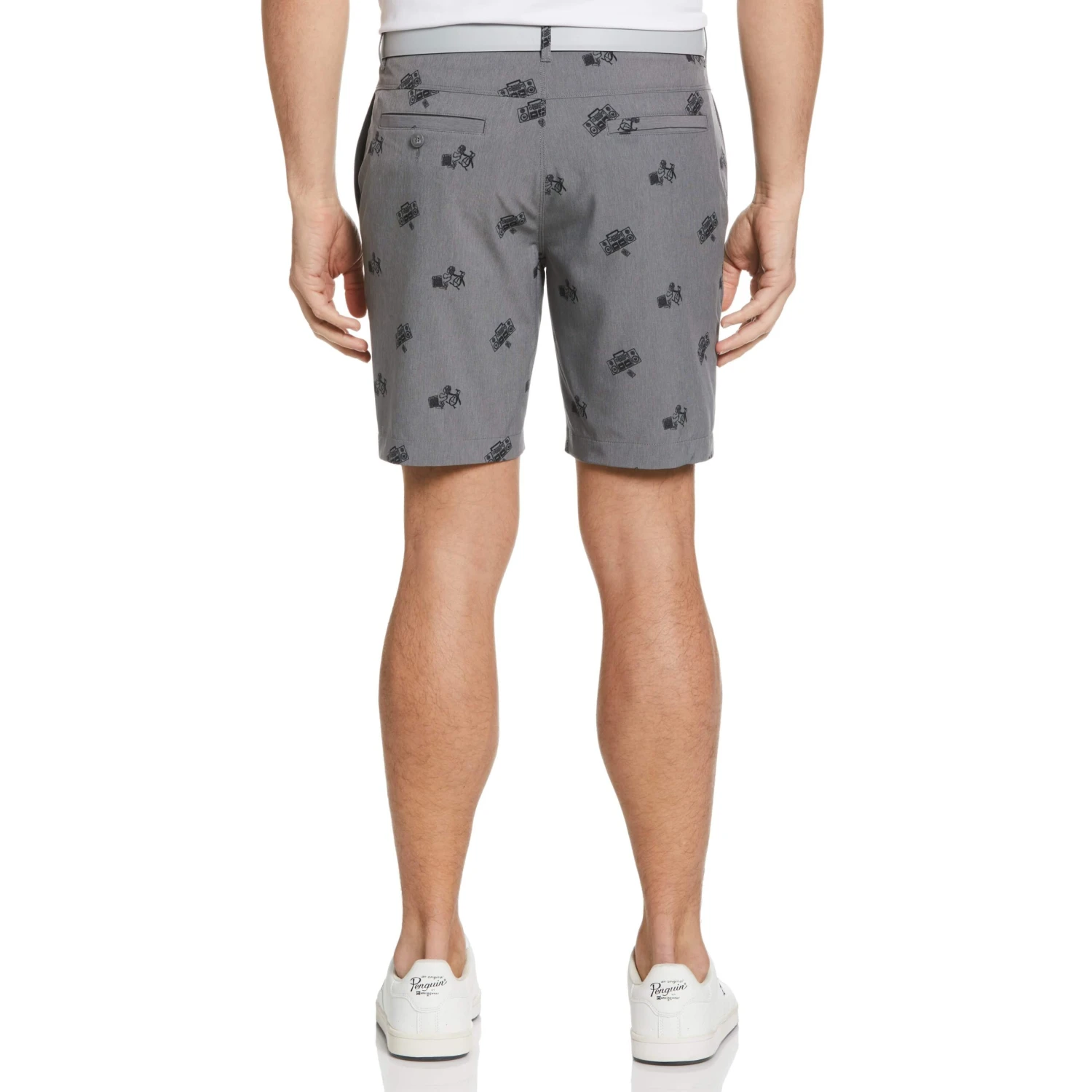 Original Penguin Karaoke Print Golf Shorts 2 Original Penguin Karaoke Print Golf Shorts - Image 2