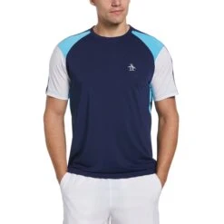 Original Penguin Performance Color Block Tennis Tee