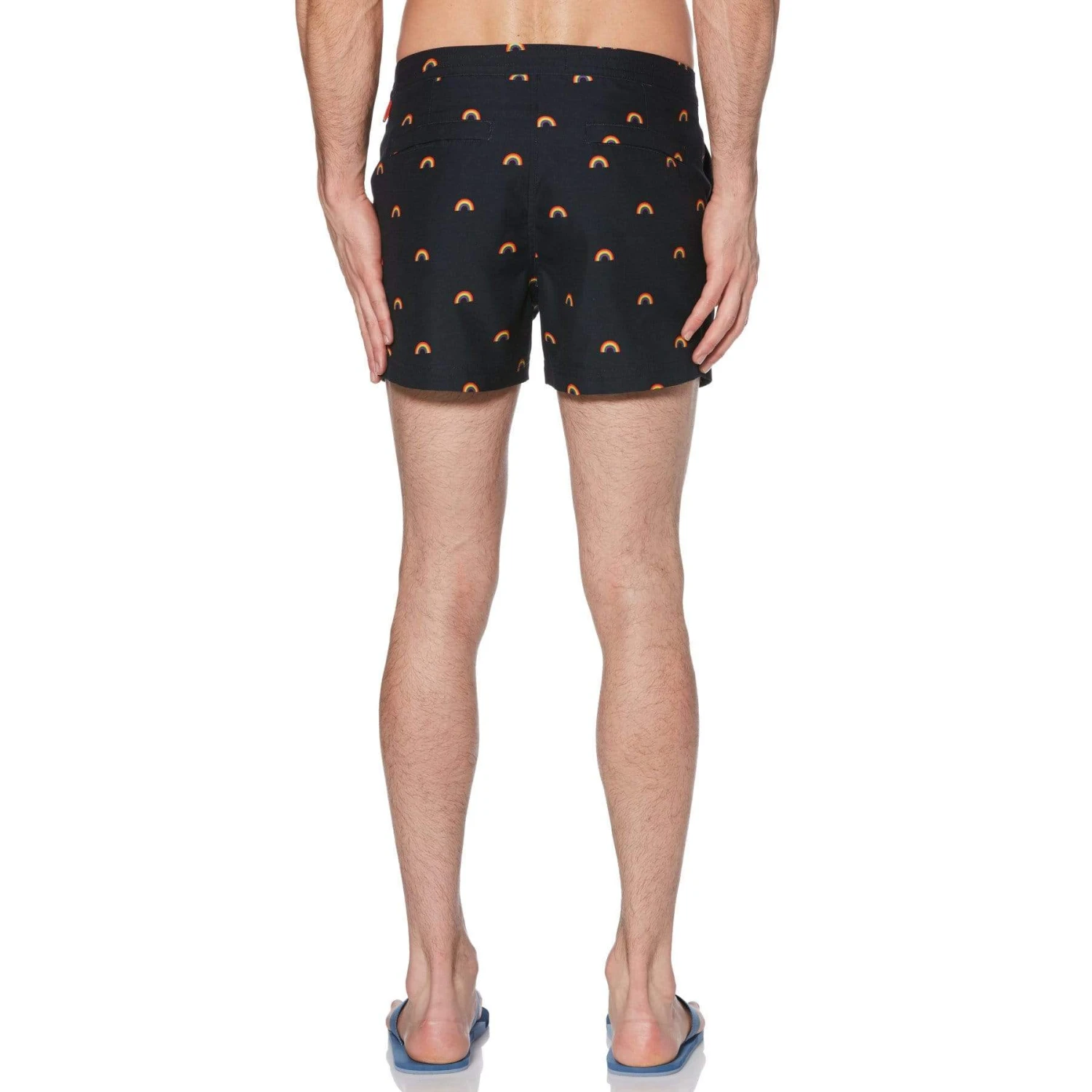 Original Penguin Pride Rainbow Print Swim Short 2 Original Penguin Pride Rainbow Print Swim Short - Image 2