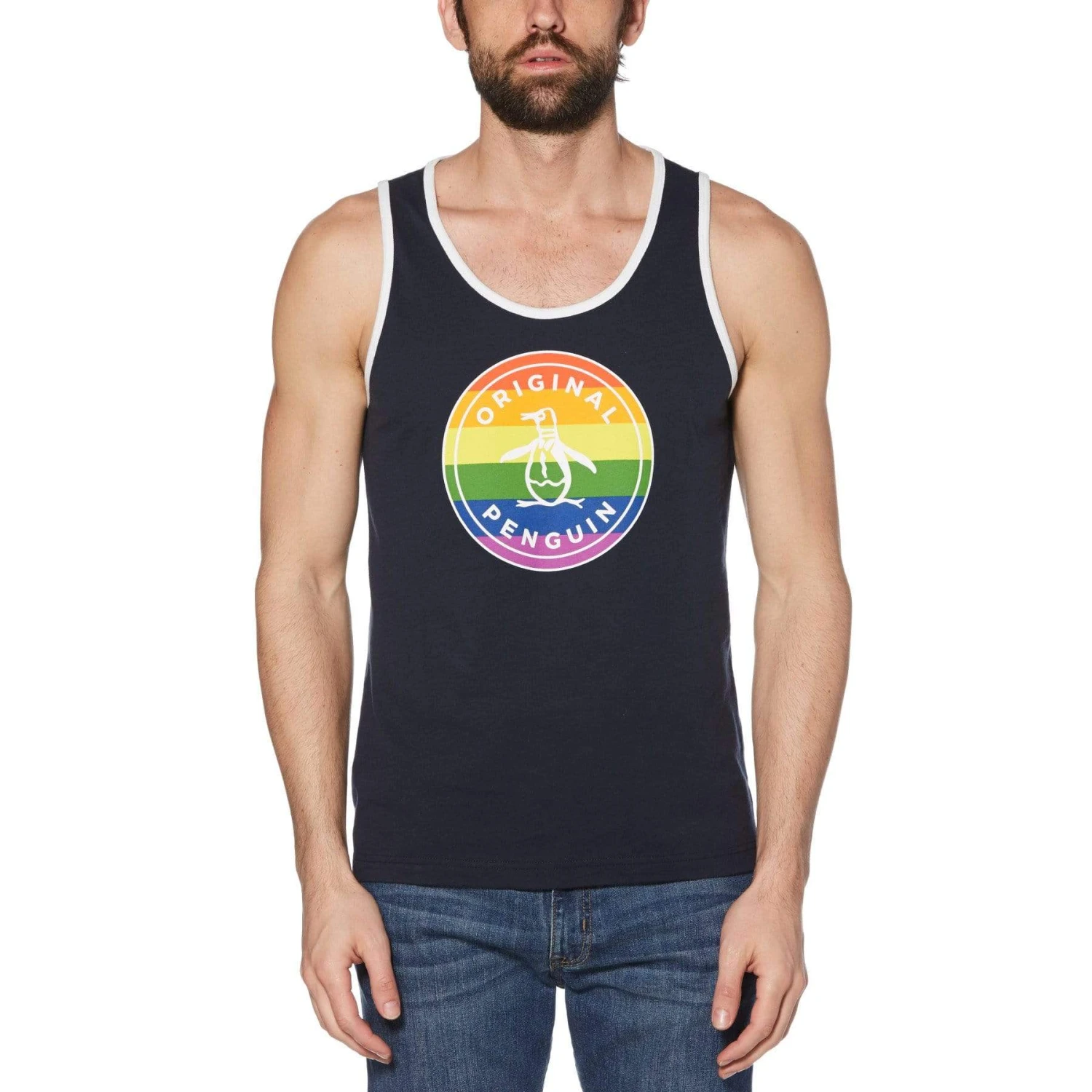 Original Penguin Pride Stamp Logo Tank 1 Original Penguin Pride Stamp Logo Tank