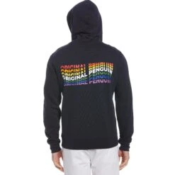 Original Penguin Rainbow Pete Pride Hoodie -Penguin Original Outlet Store Rainbow Pete Pride Hoodie Original Penguin 4