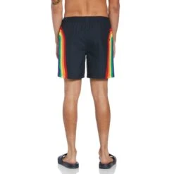 Original Penguin Rainbow Pride Swim Shorts -Penguin Original Outlet Store Rainbow Pride Swim Shorts Original Penguin 3