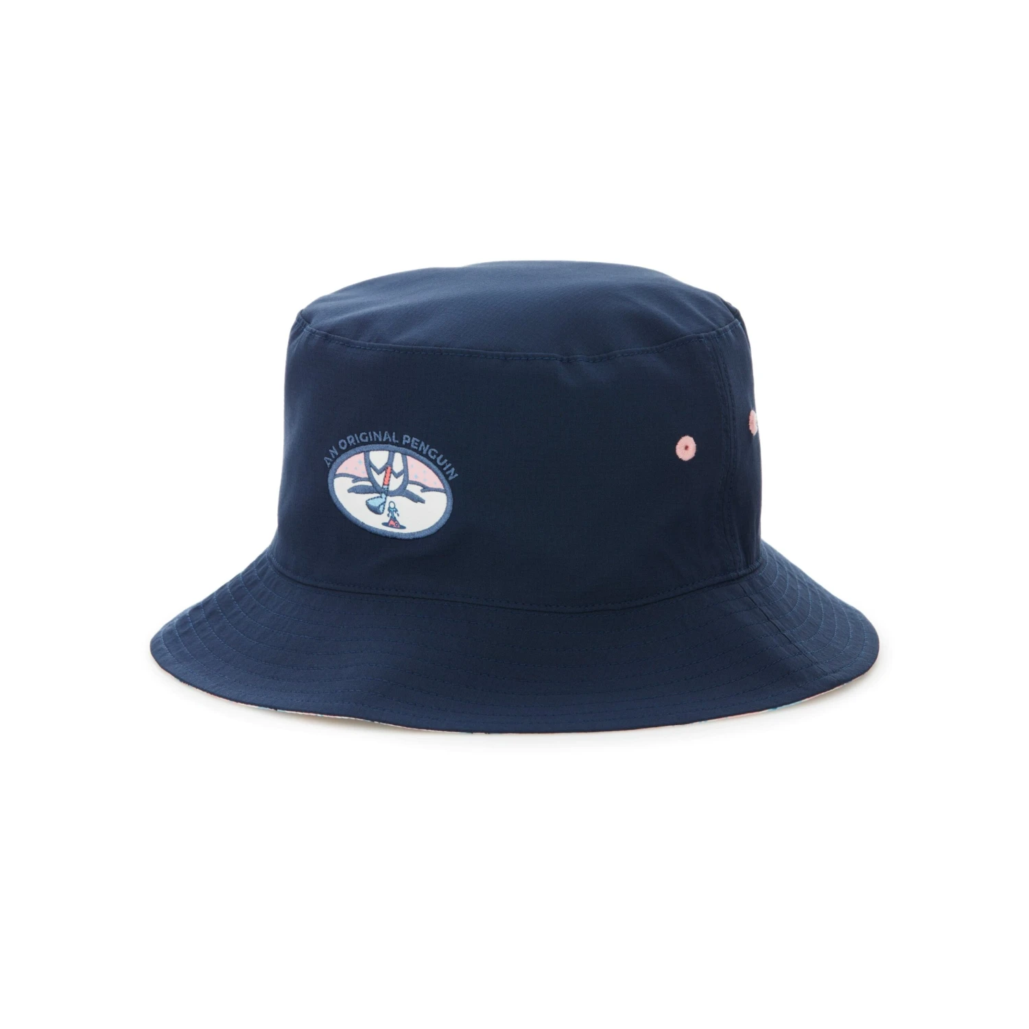 Original Penguin Reversible Stretch Golf Bucket Hat 1 Original Penguin Reversible Stretch Golf Bucket Hat