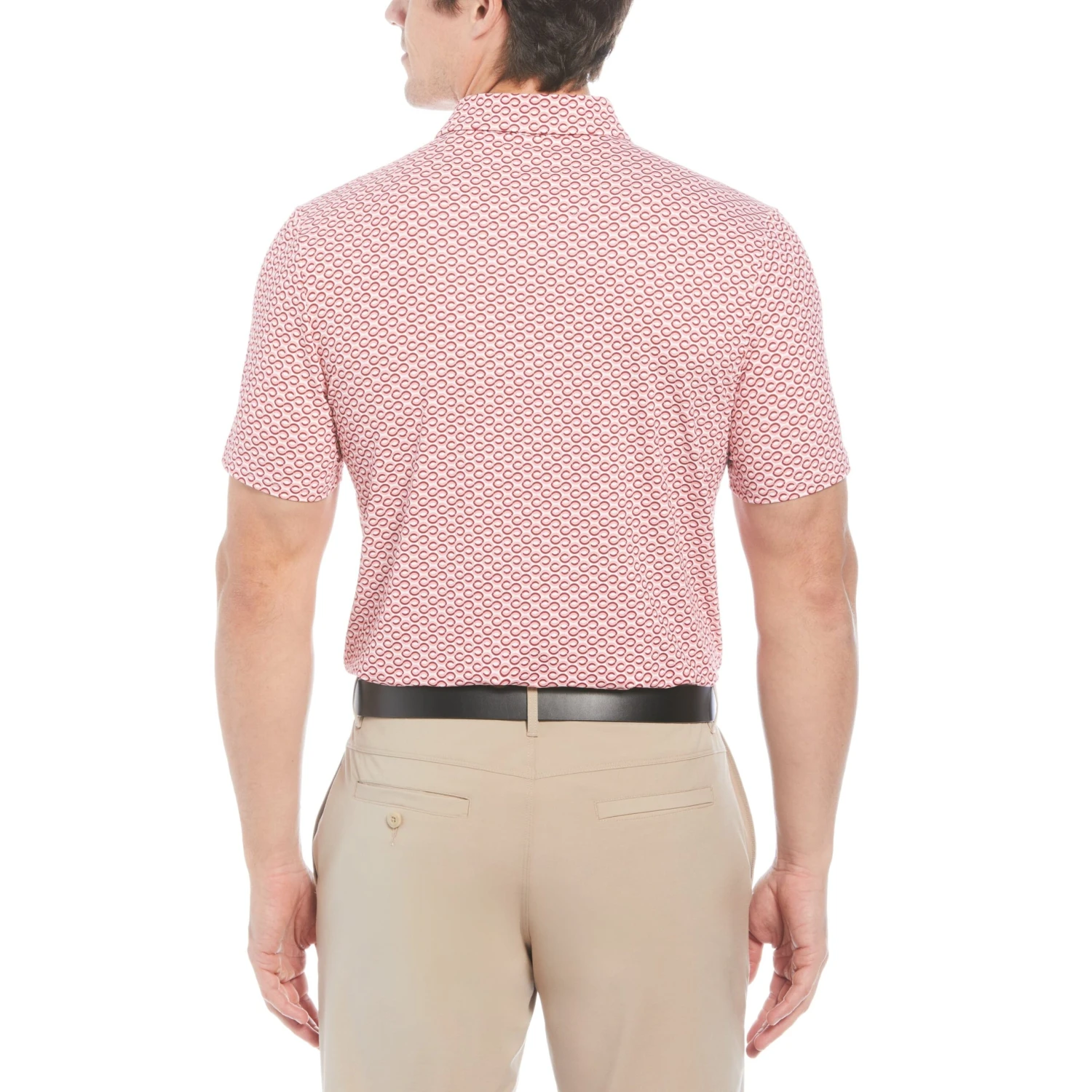 Original Penguin Short Sleeve All-Over Heritage Geo Print Polo 2 Original Penguin Short Sleeve All-Over Heritage Geo Print Polo - Image 2