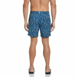 Penguin Original Outlet Store -Penguin Original Outlet Store Tile Print Swim Short Original Penguin 2