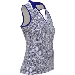 Original Penguin Women's Abstract Printed V-Neck Golf Top 5 Original Penguin Women's Abstract Printed V-Neck Golf Top -Penguin Original Outlet Store Womens Abstract Printed V Neck Golf Top Original Penguin 3