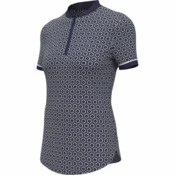Original Penguin Women's Geo Blade Collar Golf Polo 5 Original Penguin Women's Geo Blade Collar Golf Polo -Penguin Original Outlet Store Womens Geo Blade Collar Golf Polo Original Penguin 3